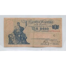 ARGENTINA COL. 352d BILLETE DE $ 1 CAJA DE CONVERSION